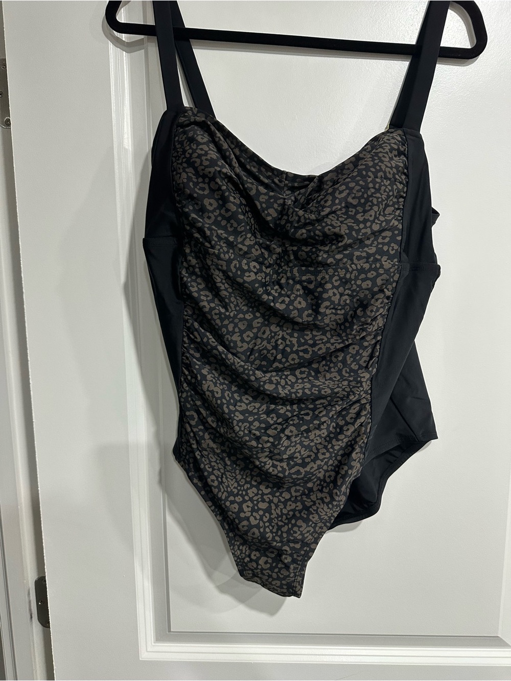 Ava & Viv Black Plus-Size Swimwear